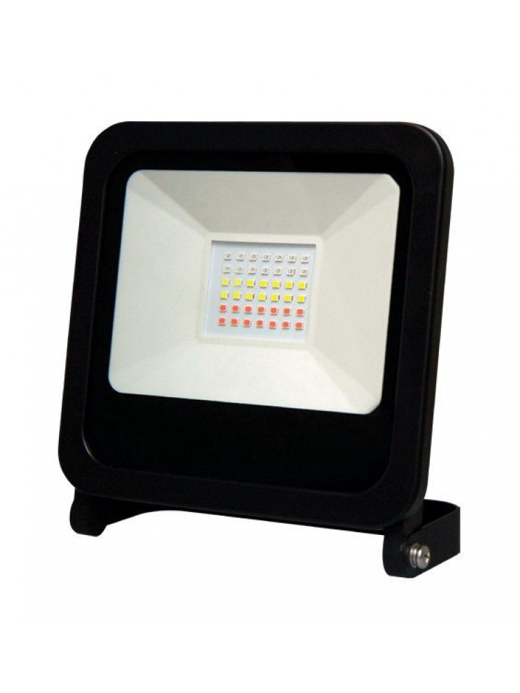 Lauko šviestuvas LED 50W RGB + BLUETOOTH TUYA   IP65, juodas
