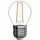 Lemputė E27 230V G45 1W, FILAMENT, šiltai balta 2700K, stiklinė
