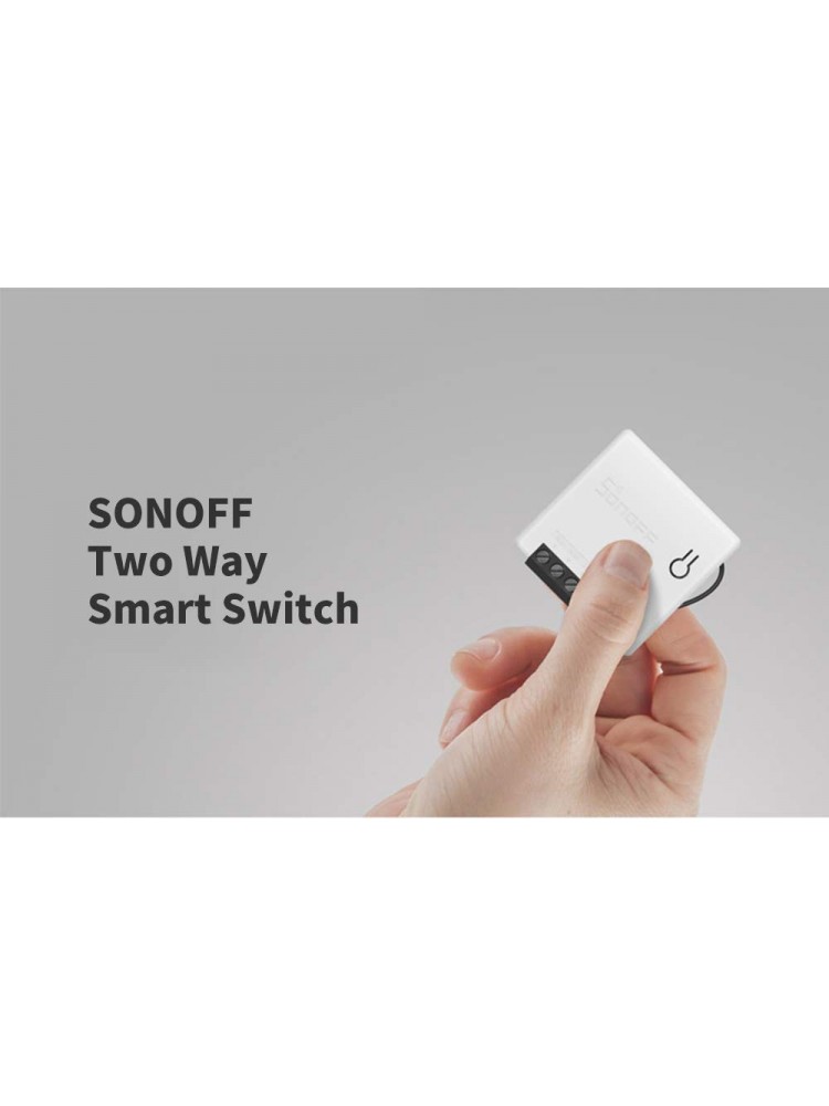 SONOFF MINI, 2200W, 230VAC išmanusis jungiklis, valdomas programėle, Wi-Fi, galimybė valdyti balsu, DIY režimas
