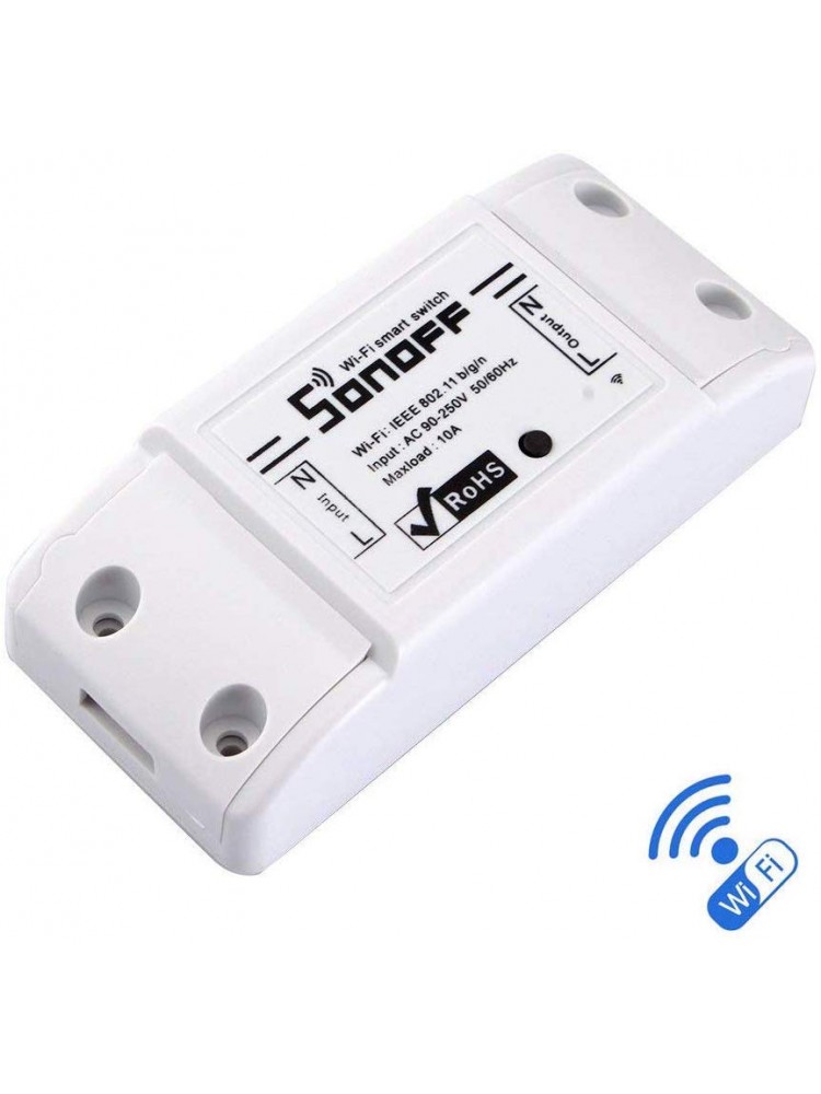 SONOFF BASIC R2, 2200W, 230VAC,išmanusis jungiklis, valdomas programėle, Wi-Fi, galimybė valdyti balsu