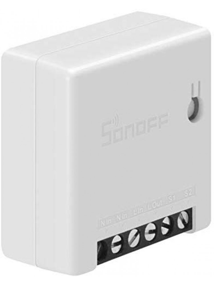 SONOFF MINI, 2200W, 230VAC išmanusis jungiklis, valdomas programėle, Wi-Fi, galimybė valdyti balsu, DIY režimas