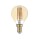LED lemputė 4W  su gintariniu paviršiumi GOLDEN GLASS  E14 G45 2500K  (šilta šviesa)  Filament