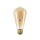 LED lemputė 4W  su gintariniu paviršiumi  GOLDEN GLASS  E27 G60 2500K  (šilta šviesa)  Filament