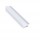 Profilis aliuminis anoduotas LED juostoms, su baltu dangteliu, įleidžiamas INLINE MINI XL 2m
