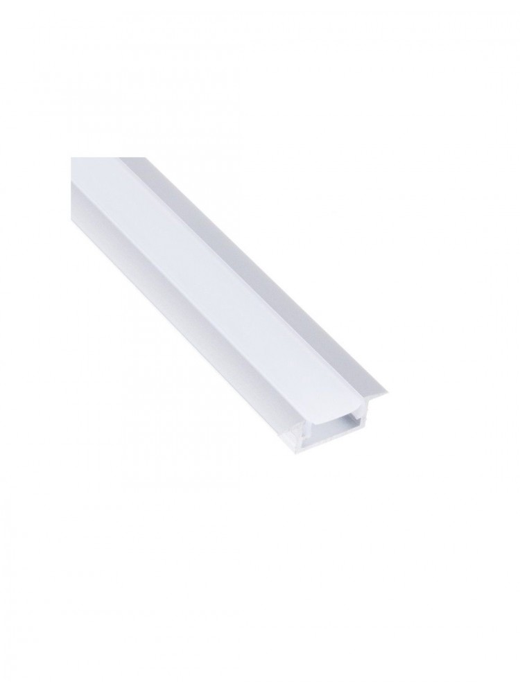 Profilis aliuminis anoduotas LED juostoms, su baltu dangteliu, įleidžiamas INLINE MINI XL 2m