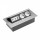 Įleidžiamas ilgintuvas, baldinis, rozetė 2-jų lizdų su USB, RJ-45 tinklo jungtim ir AUDIO lizdu 3,5mm 