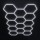 2430x4835mm 14HEX 280W 6000K LED HEXAGON  apšvietimo komplektas