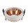 Įleidžiamas paviršinis šviestuvas , apvalus, GU10, baltas/ auksto sp. , 79x32 mm