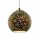Pakabinamas šviestuvas 3D stiklas CHROME FIREWORKS D180xH160mm
