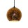 Pakabinamas šviestuvas 3D stiklas Copper Fireworks E27  D180xH160mm