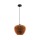 Pakabinamas šviestuvas 3D stiklas  COPPER CIRCLES D290xH250mm