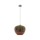 Pakabinamas šviestuvas 3D stiklas  CHROME FIREWORKS  D290xH250mm