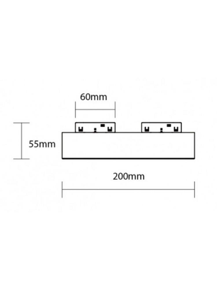 LED magnetinis sieninis ,lubinis šviestuvas 48V 20W 3000K - M05 LED magnetinis sieninis ,lubinis šviestuvas 48V 20W 3000K - M05