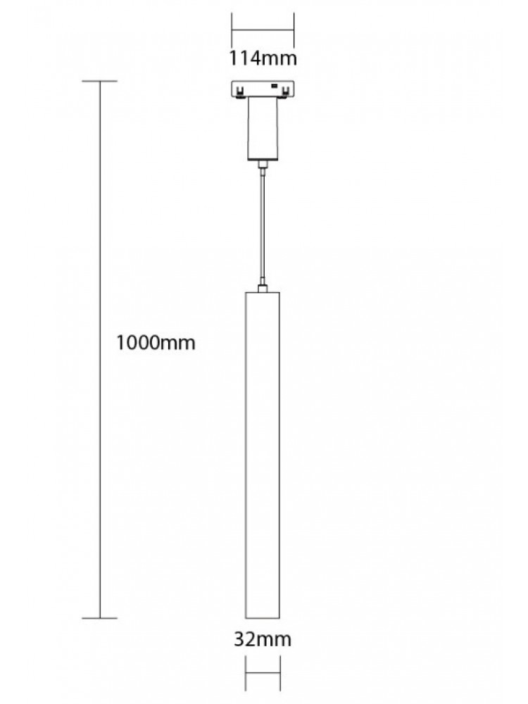 LED magnetinis pakabinamas šviestuvas 48V 7W 4000K - M05 LED magnetinis pakabinamas šviestuvas 48V 7W 4000K - M05