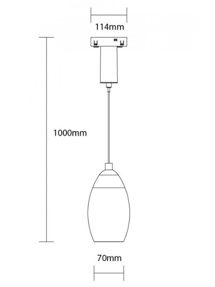 LED magnetinis pakabinamas šviestuvas 48V 10W 4000K - M05 LED magnetinis pakabinamas šviestuvas 48V 10W 4000K - M05