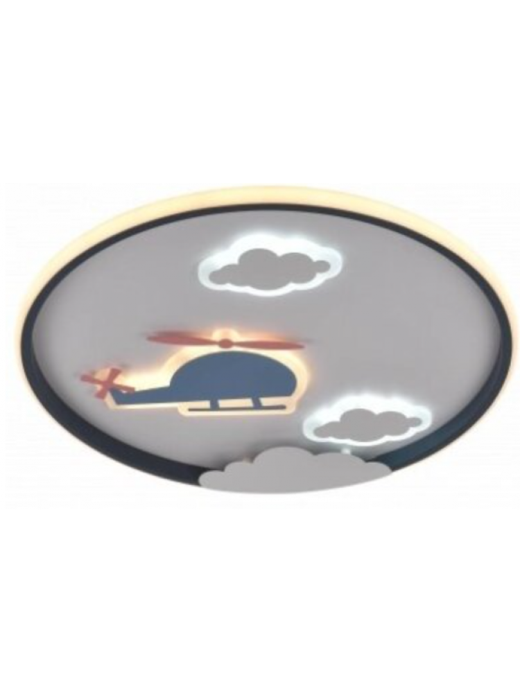 LED lubų šviestuvas, 78W, baltas/juodas, CCT šviesa, nuotolinis valdymas LED lubų šviestuvas, 78W, baltas/juodas, CCT šviesa, nuotolinis valdymas