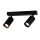 VIRŠTINKINIS LED ŠVIESTUVAS  2 x GU10  300x60x180mm- JUODAS